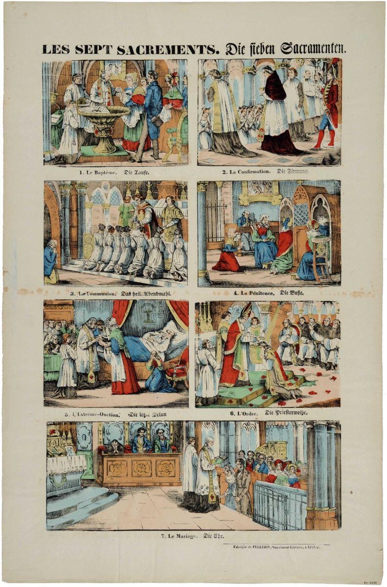 LES SEPT SACREMENTS. (titre inscrit fr., all.)_0